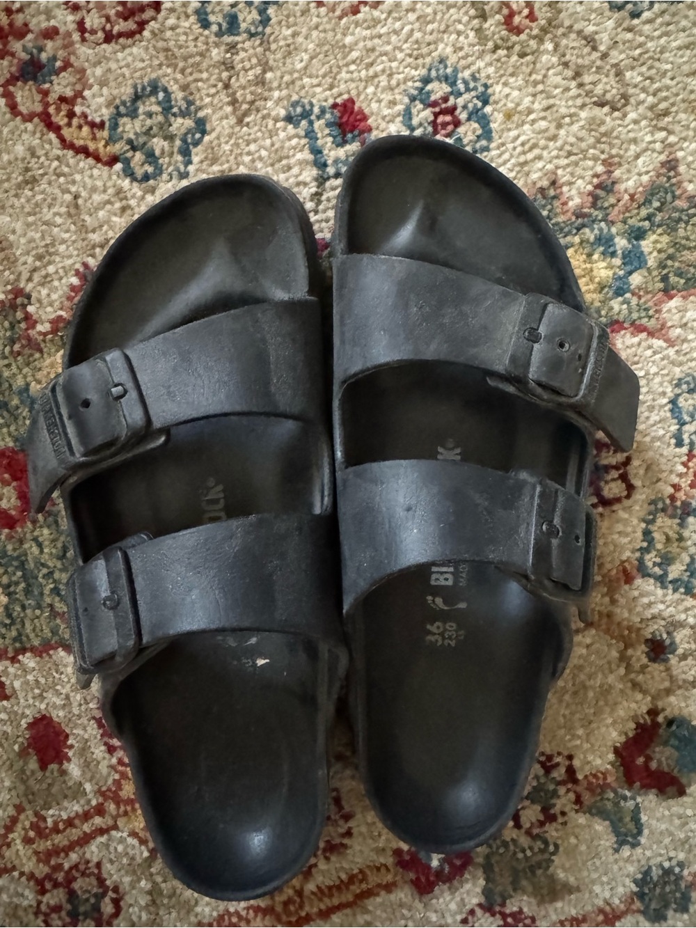 Birkenstock Black Double-Strap Women's Sandals